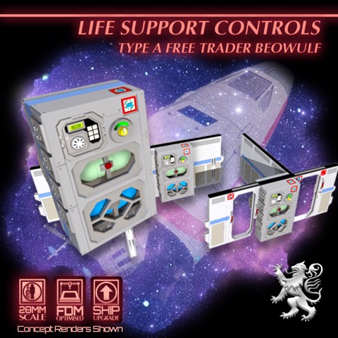 Image of Life Support Controls - Type A Free Trader Beowulf