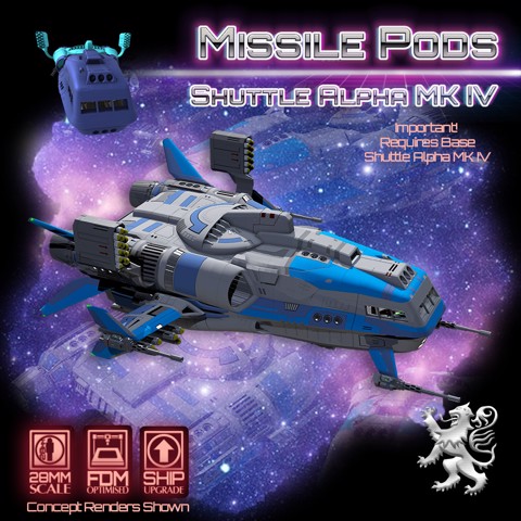 Image of Missile Pods - Shuttle Alpha MK IV