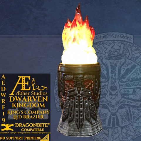 Image of AEDWRF19 - King's Company LED Brazier