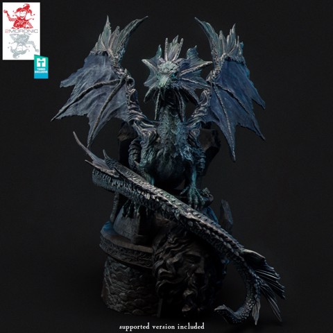Image of Bahamut Deity of Dragon Justice the Platinum Dragon