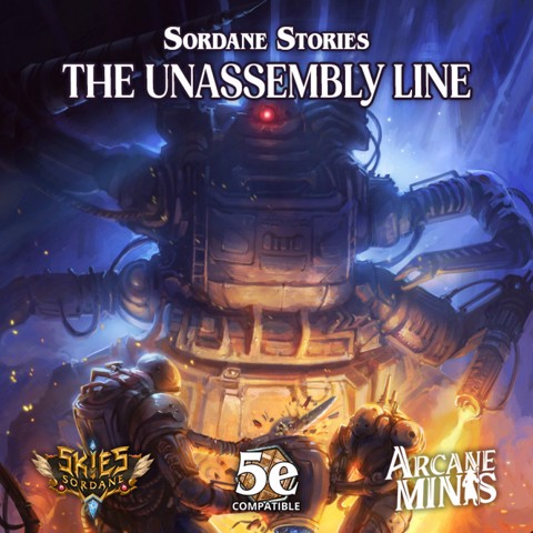 Image of The Unassembly Line - A Sordane Stories 5e Adventure & STLs