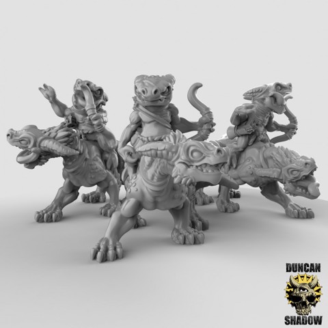 Image of Kobold Cavalry with Bows (Pre Supported)