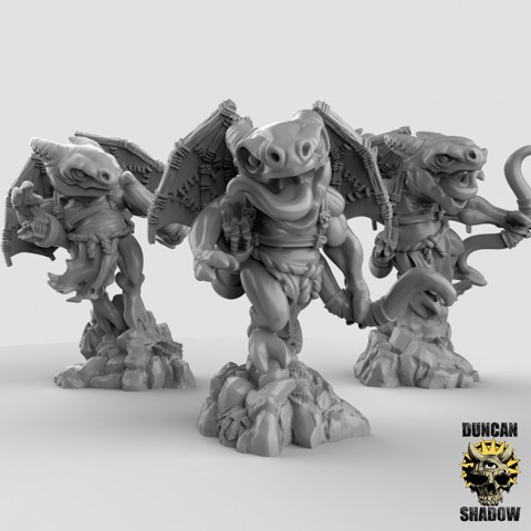 Image of Kobolds with Mecanical wings (Pre Supported)