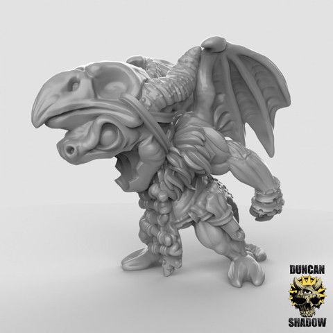 Image of Kobold Shaman with Wings (Pre Supported)
