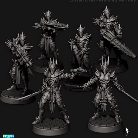 Image of Cursed Elves - Armored Warriors