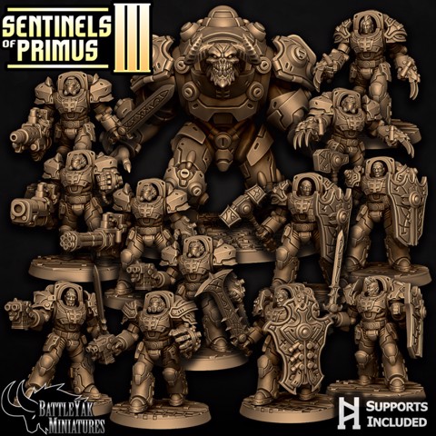 Image of Sentinels of Primus III Character Pack