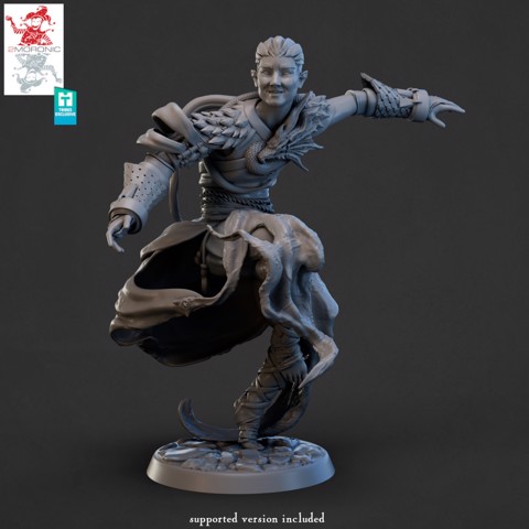 Image of Avatar of Bahamut – the Young Monk Grandmaster of Flowers - 32mm and 75mm scale