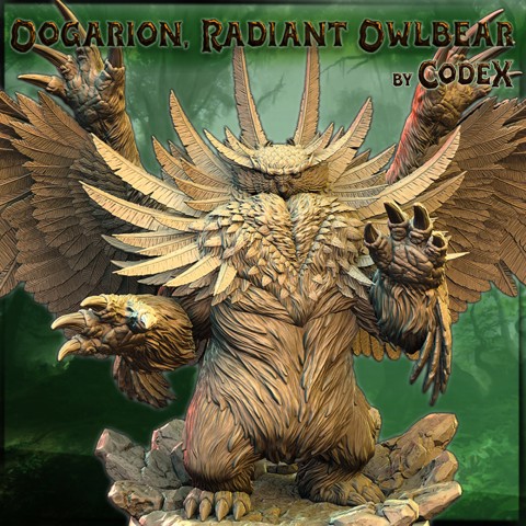 Image of Oogarion, Radiant Owlbear