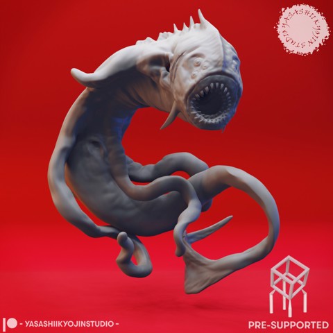 Image of Aboleth - Tabletop Miniature (Pre-Supported)