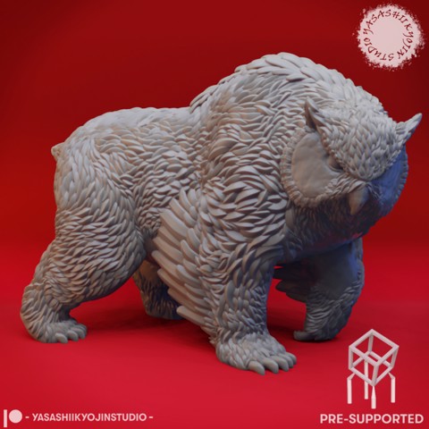 Image of Owlbear - Tabletop Miniature (Pre-Supported)