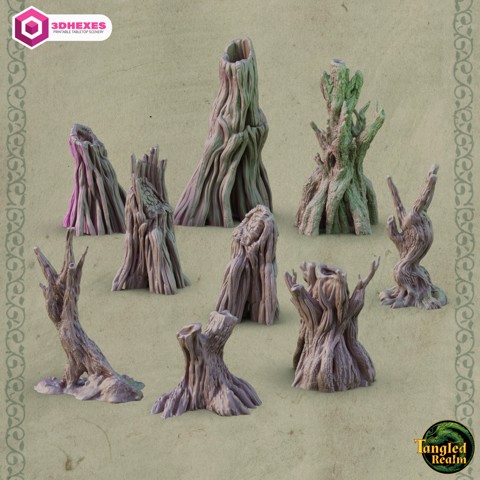 Image of Swamp Trees Set
