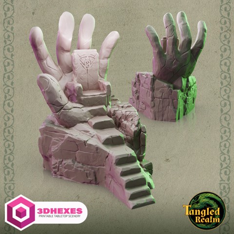 Image of Stone Hand Throne