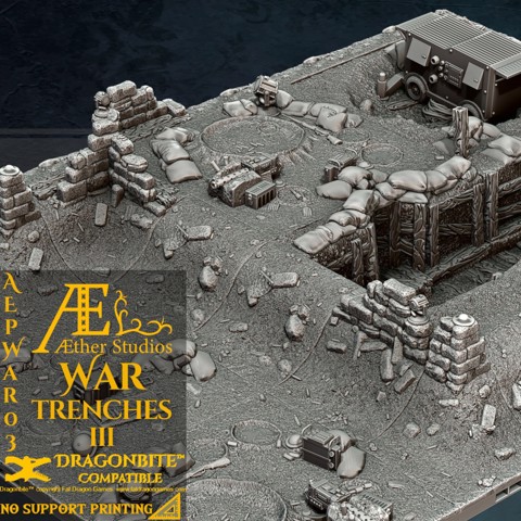 Image of AEPWAR03 - War Trenches 3