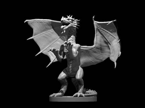 Image of Red Dragon Wyrmling