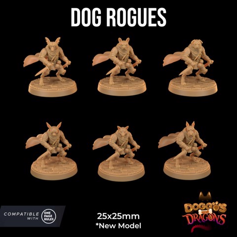 Image of Dog Rogues | PRESUPPORTED | Doggos and Dragons