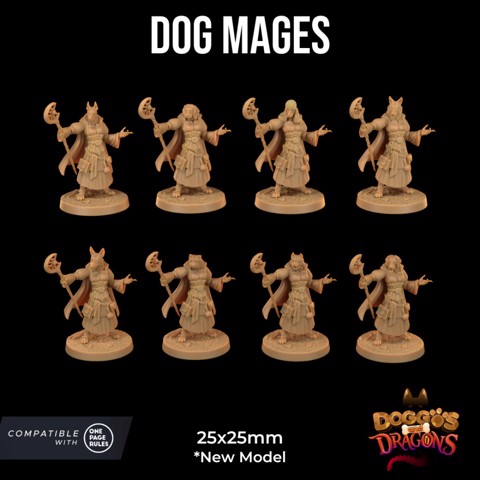 Image of Dog Mages | PRESUPPORTED | Doggos and Dragons