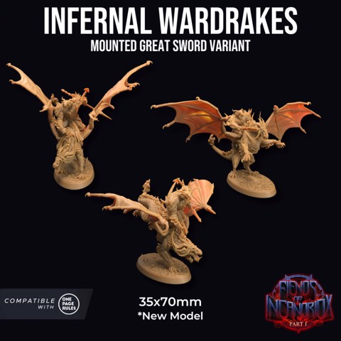 Image of Infernal Wardrakes | PRESUPPORTED | Fiends of Incadriox