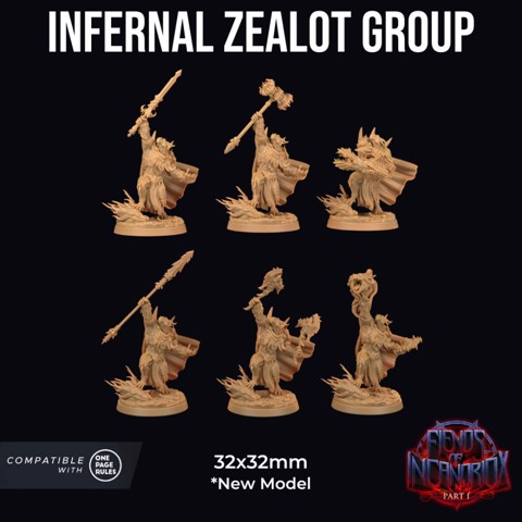 Image of Drakoth Zealot | PRESUPPORTED | Fiends of Incadriox