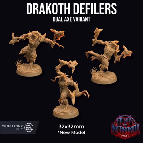 Image of Drakoth Defilers | PRESUPPORTED | Fiends of Incadriox