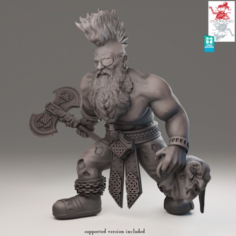 Image of Dwarf Slayer Male - 32 and 75mm versions