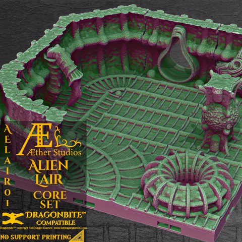 Image of AELAIR01 - Alien Lair Core Set