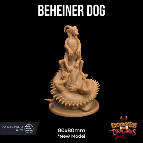 Image of Beheiner Hound | PRESUPPORTED | Doggos and Dragons