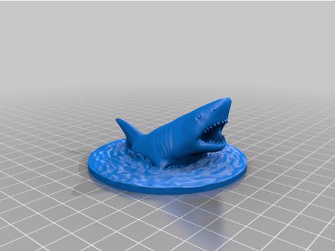 Image of Shark Coming out of Water