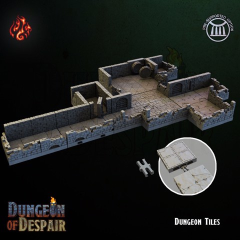 Image of Dungeon of Despair: Dungeon Modular Tiles and props