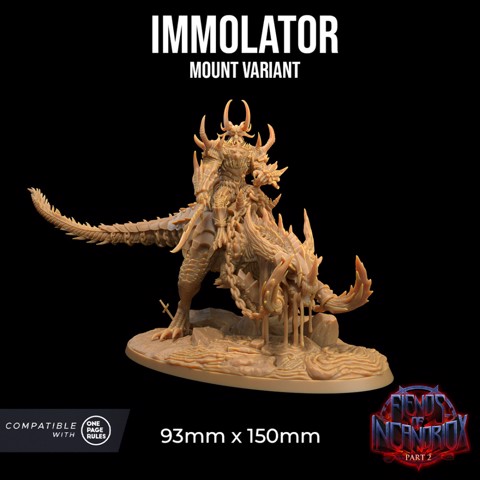 Image of Immolator | PRESUPPORTED | Fiends of Incadriox