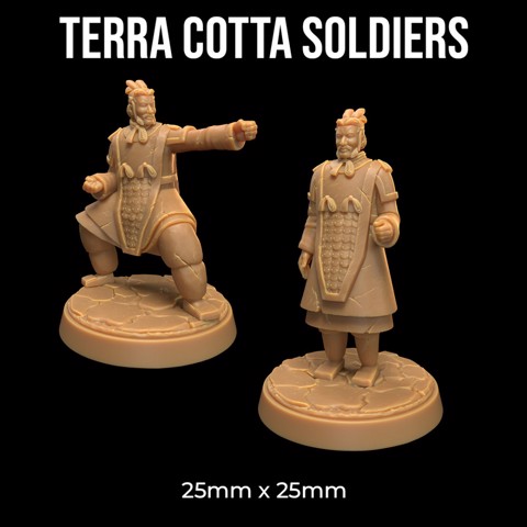 Image of Terra Cotta Soldier | PRESUPPORTED | Masters of The Elements