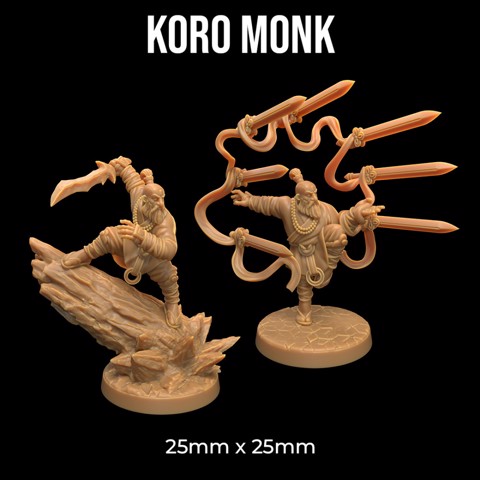 Image of Koro Monk | PRESUPPORTED | Masters of The Elements