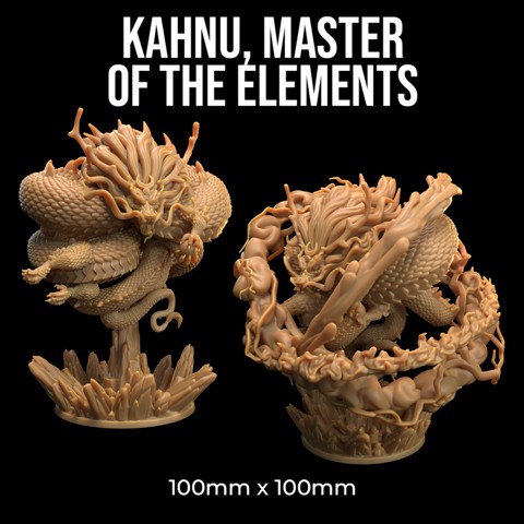 Image of Kahnu, Master of The Elements | PRESUPPORTED | Masters of The Elements