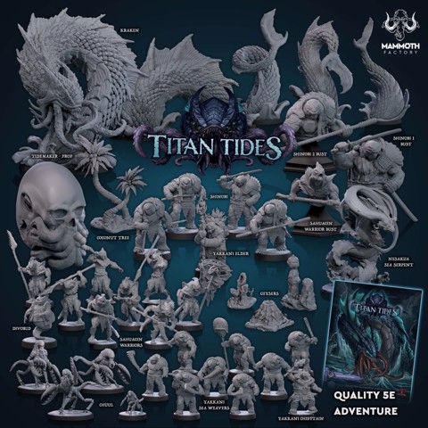 Image of Titan Tides - June 2023 Collection (+5e Quality Adventure)