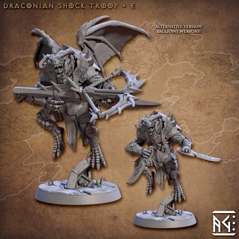 Image of Draconian Shock Troop - E (Draconian Scourge)
