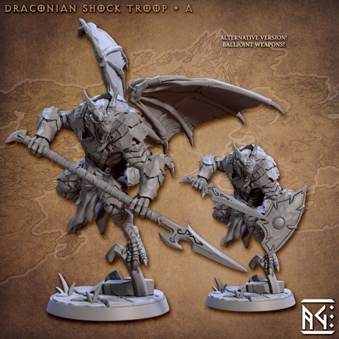 Image of Draconian Shock Troop - A (Draconian Scourge)