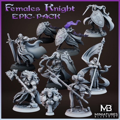 Image of Females Knight Pack ! - May 2023 release
