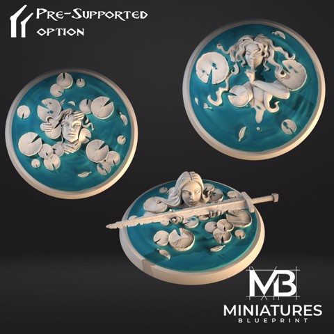 Image of Water Nymphs 50mm Bases