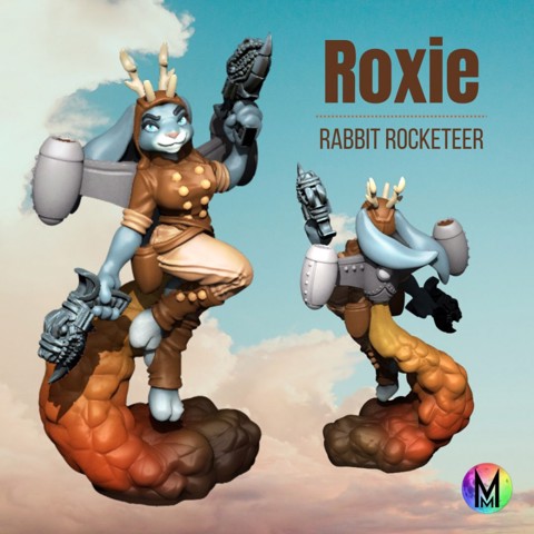 Image of Roxie the Rabbit Rocketeer - Si Fi