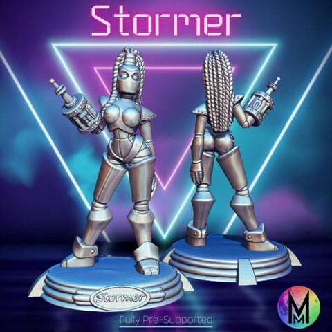 Image of Warforged - Stormer the Warforged