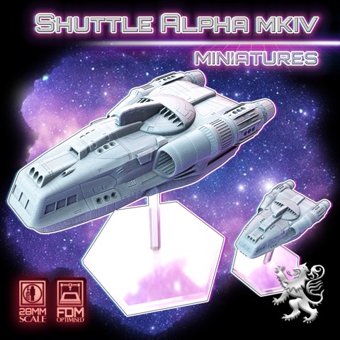 Image of Shuttle Alpha MKIV Miniatures