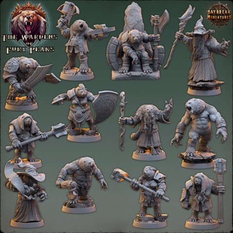 Image of The Wardens of Fury Peaks - COMPLETE PACK