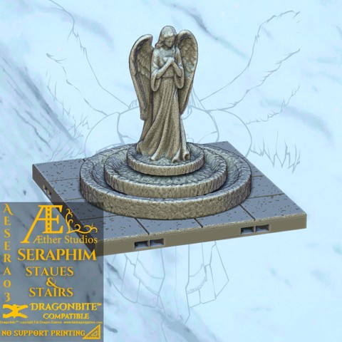 Image of AESERA03 – Seraphim: Statues & Stairs
