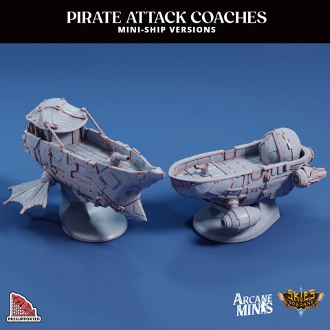 Image of Pirate Attack Coaches - Mini-Ships