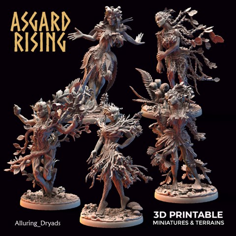Image of Alluring Dryads /EasyToPrint/ /Pre-supported/