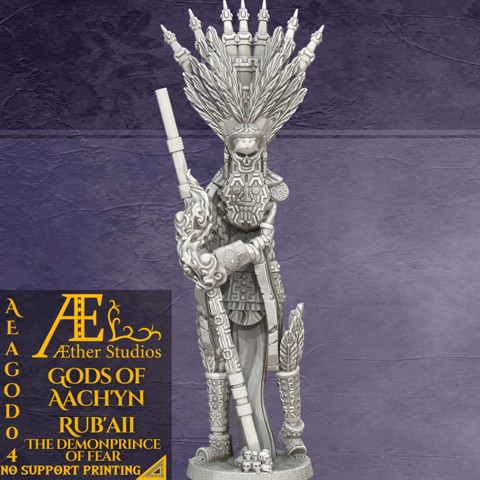 Image of AEAGOD04 - Gods of Aach'yn - Rub'aii