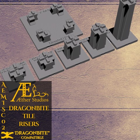 Image of AEMISC02 - Dragonbite Tile Risers