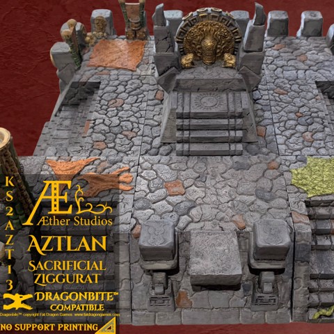 Image of KS2AZT13 - Aztlan Sacrificial Ziggurat