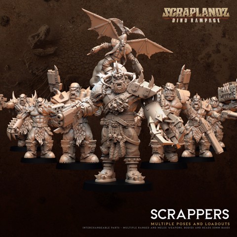Image of The Scrappers Multi Part Kit - Dark Gods Scraplandz
