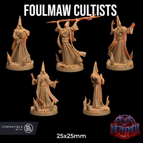Image of Foulmaw Cultist | PRESUPPORTED | Eldritch Lodge | Astral Plane | Fiends of Incandriox Pt. 3