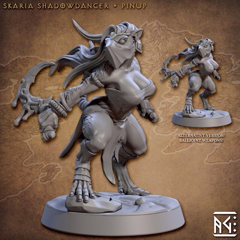 Image of Skaria Shadowdancer (Assassin) (Sandfang Ratkins)